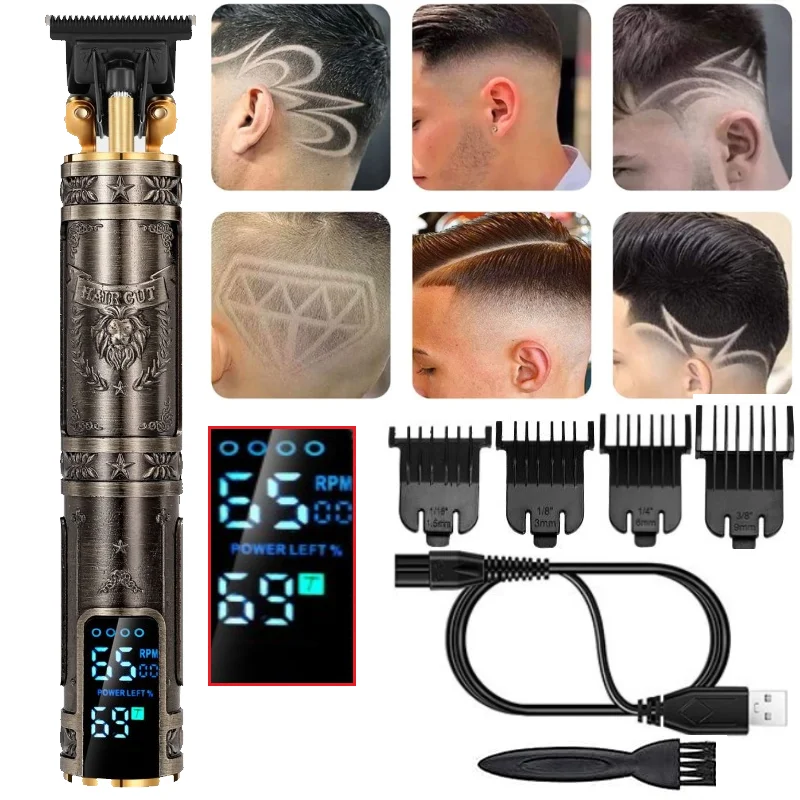 

Electric Hair Clipper Hair Trimmer For Men Rechargeable Electric Shaver Beard Barber Hair Cutting Machine For Men Hair Cut