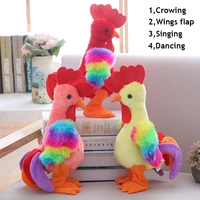 electric stuffed screaming chicken with music dancing plush toys for kids baby