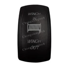 Кулисный переключатель с подсветкой для автомобилей, лодок, грузовиков-лазерная гравировка-лебедка с выходом-только крышка для светодиодного Carling Arb Narva 4x4 RV