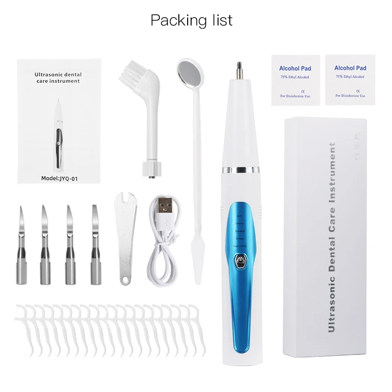 

Portable Ultrasonic Calculus Remover Dental Scaling Electric Scaler Sonic Remove Tartar Plaque Teeth Whitening Health