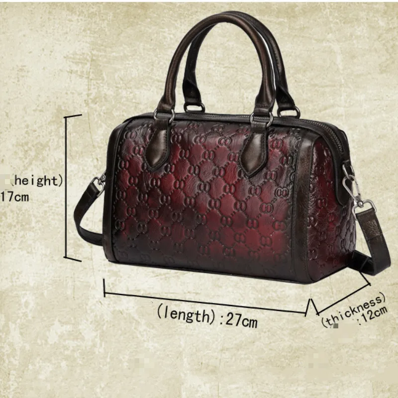 Новый ретро портфель деловая сумка на плечо из натуральной кожи для ноутбука