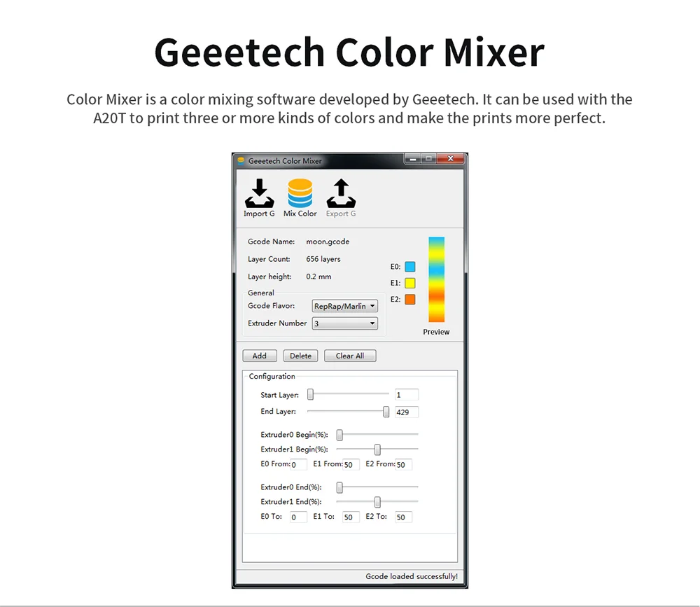 Geeetech A20T 3d принтер 3 в 1 из смешанного свойства обновления GT2560 V4.0 контроллер с открытым исходным кодом 250*250*250 мм LCD2004 FDM CE