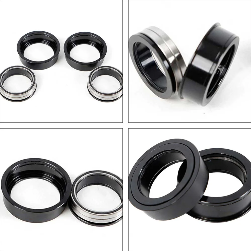 

1pc Mountain Bike Bottom Bracket Pressed-in Bearing Bottom Bracket (Black)
