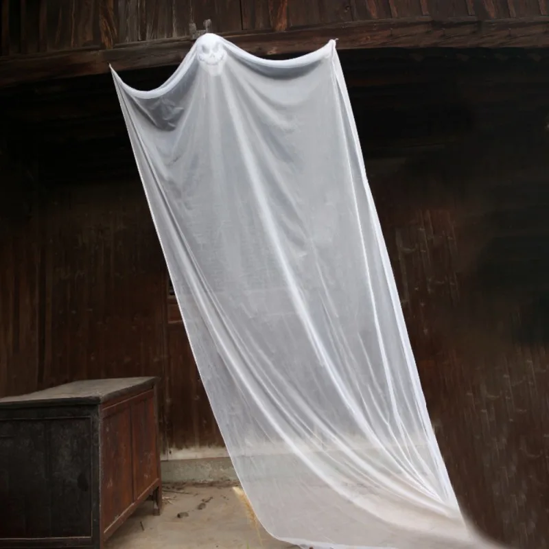 3 м длинный Хэллоуин подвесной скелет Летающий призрак украшения для улицы