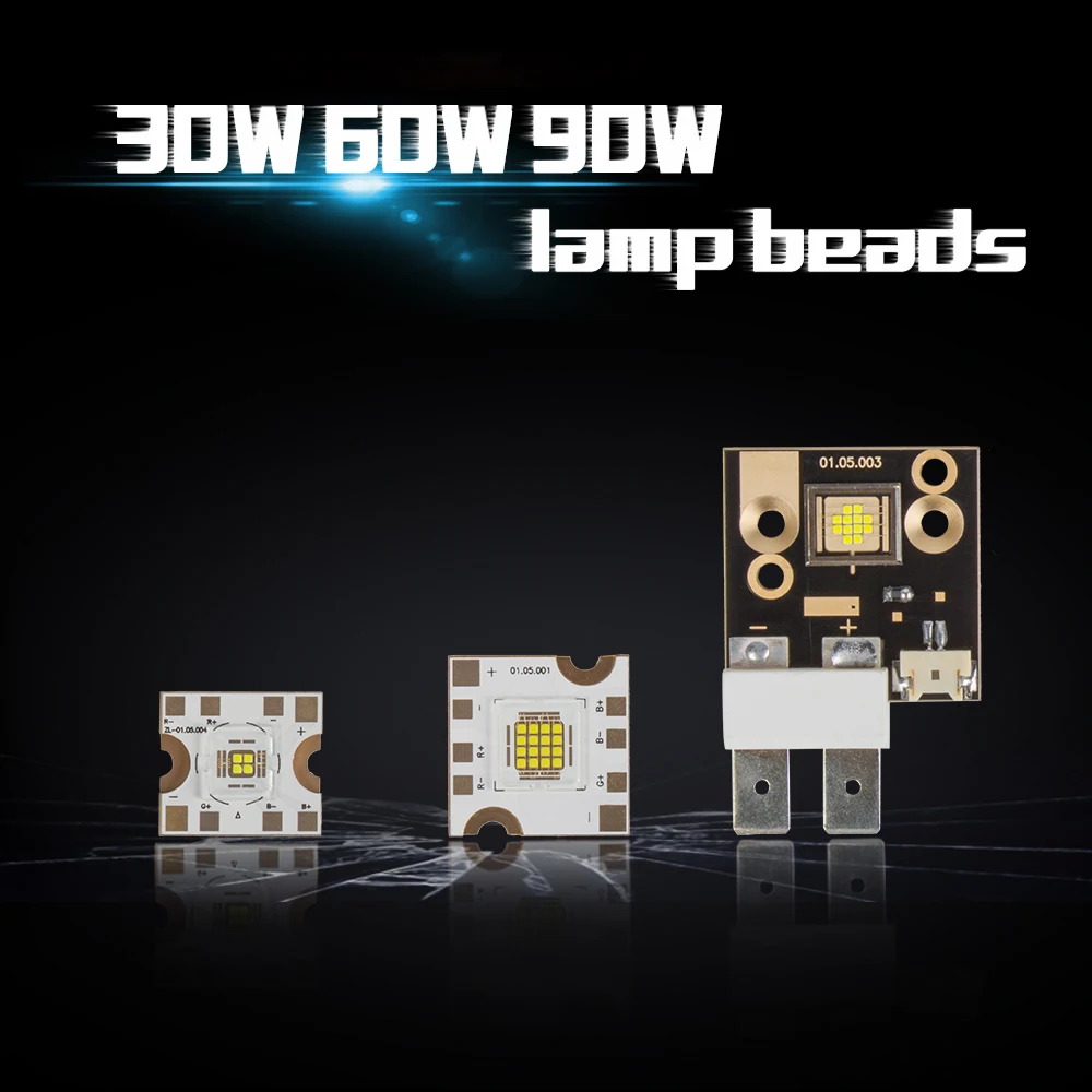 Djworld-foco LED Gobo con cabezal móvil, 30W/60W/90W, para efectos de escenario, Disco, DJ, música, fiesta, accesorios de iluminación