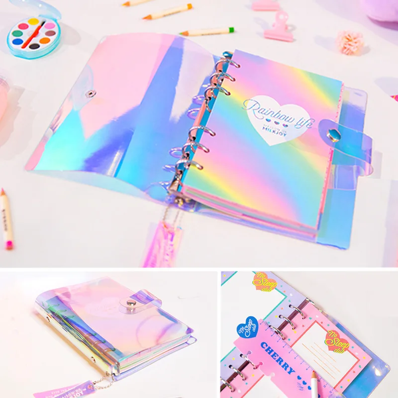 A6 спиральный блокнот планировщик Органайзер разделители дня Еженедельный