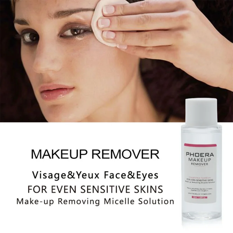

50ml Natural Whitening Makeup Remover Water Deep Cleansing Face Lips Eyes Makeup Removing Products