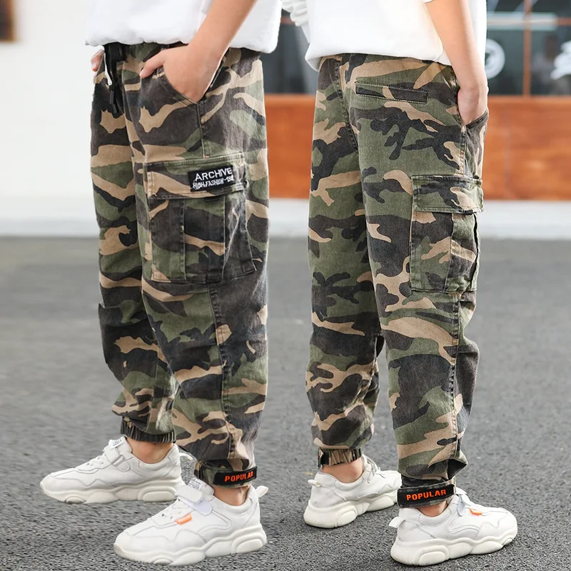 Комбинезон для мальчиков классический Камуфляжный хлопковый Джоггеры