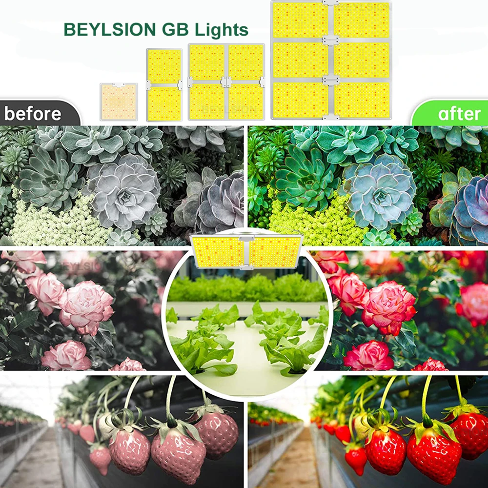 

BEYLSION 6000WSMP Upgraded Larger Board LED Plant Box Light Plant Lamp Grow Lamp Indoor Grow LED Light Grow For Grow Plant Tent