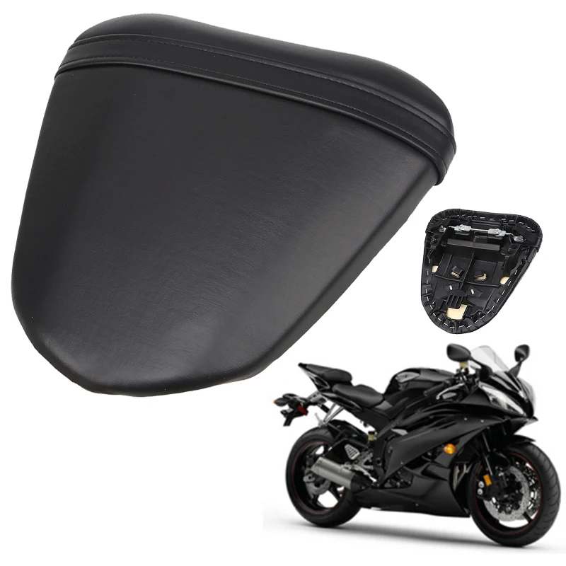 Черный чехол POSSBAY из искусственной кожи для мотоциклетного сиденья кожаный