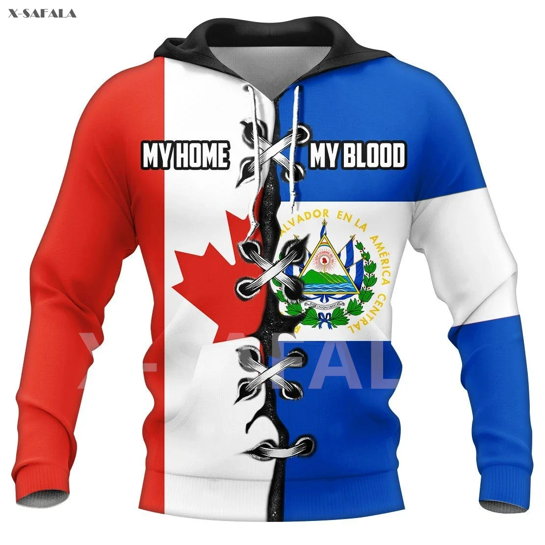 

Canada Viking Skull Country Map Flag Tattoo 3D All Printed Hoodie Man Women Harajuku Zipper Pullover Sweatshirt Jacket