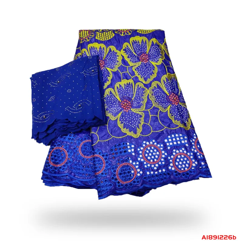 

New perforated bazin embroidery fabric african tissu bazin riche getzner fabric with stones for women dress B191226