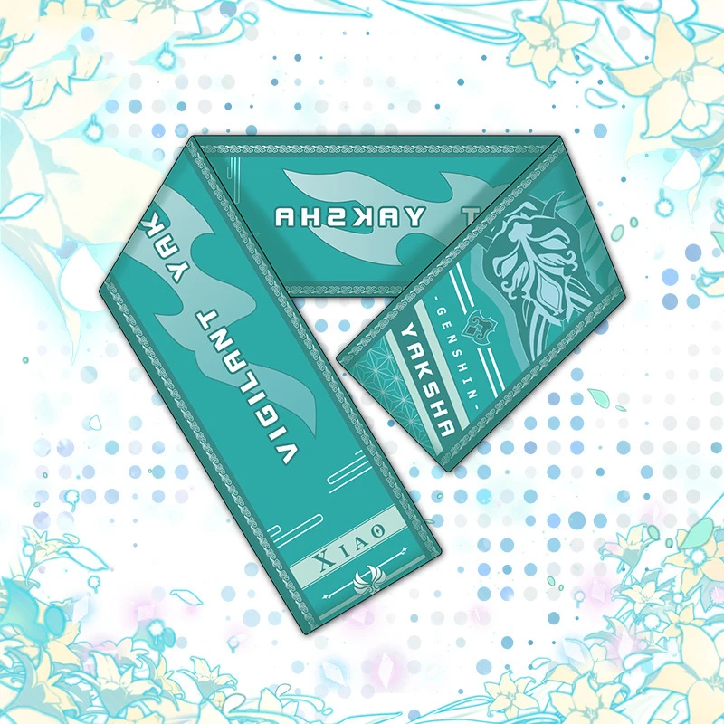 

Новый шарф для косплея Genshin Impact Morax Barbatos, аксессуары для косплея, шарф для женщин и мужчин, теплый хлопковый шаль