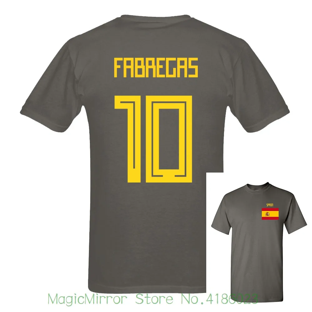 Fabregas Number 10 Спортивная футболка из Джерси летняя для мужчин фанатов футболистов