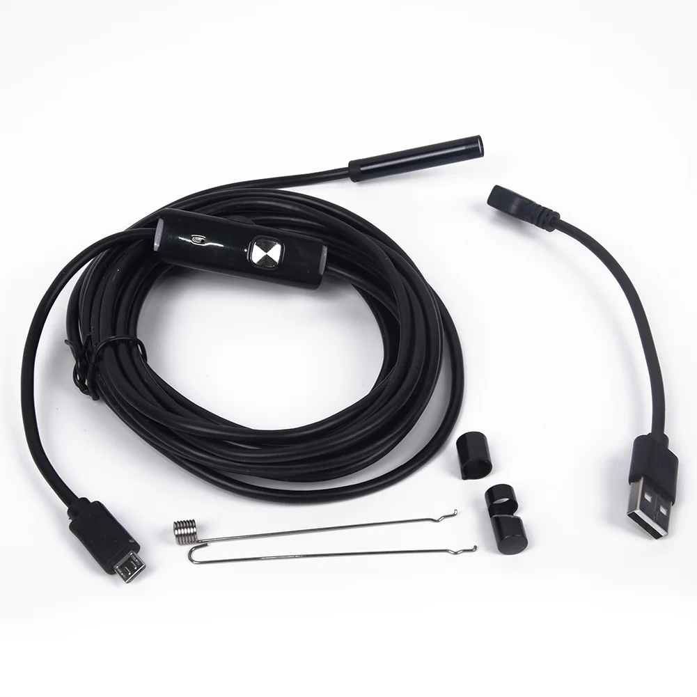 

5M 6LED Waterproof Borescope Inspection Endoscope Snake Camera For Android