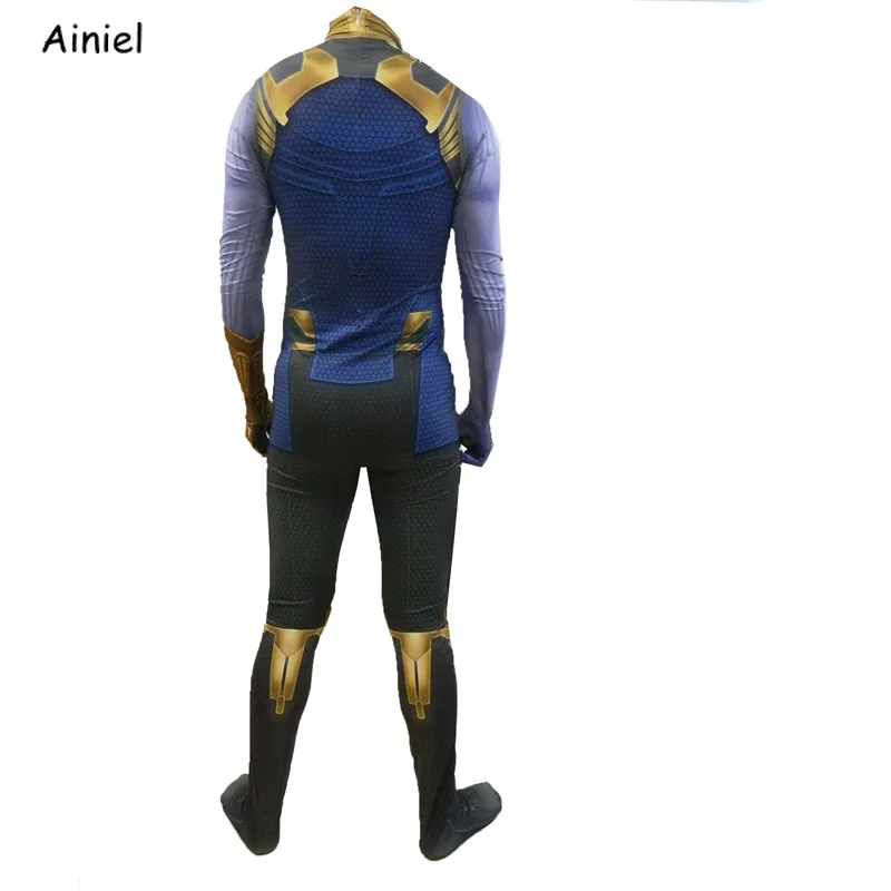 

Endgame Quantum Realm Iron Man Cosplay Costume Hulk Thanos Mask gloves Superhero Bodysuits Halloween Costume Adult Kids