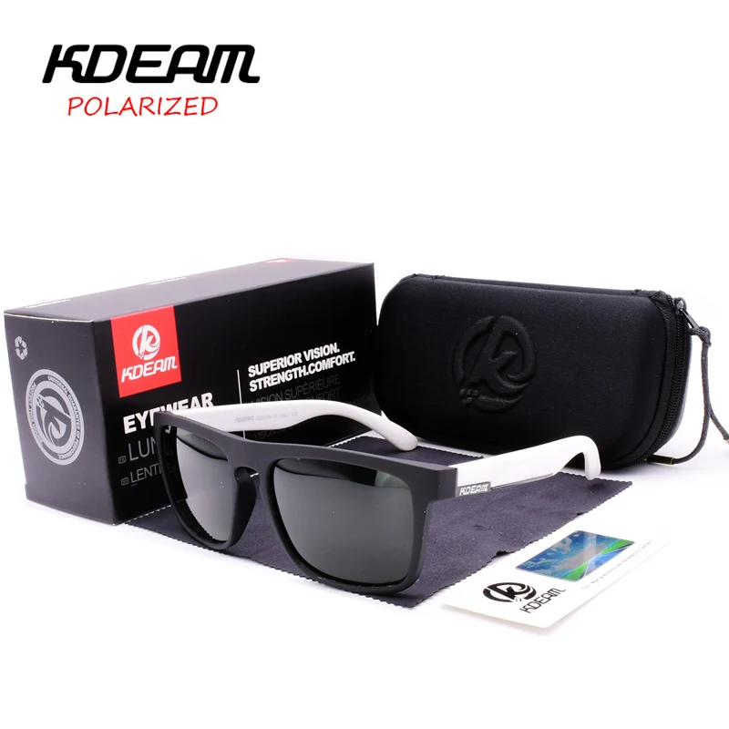Солнцезащитные очки KDEAM поляризационные для мужчин и женщин пляжные дорожные