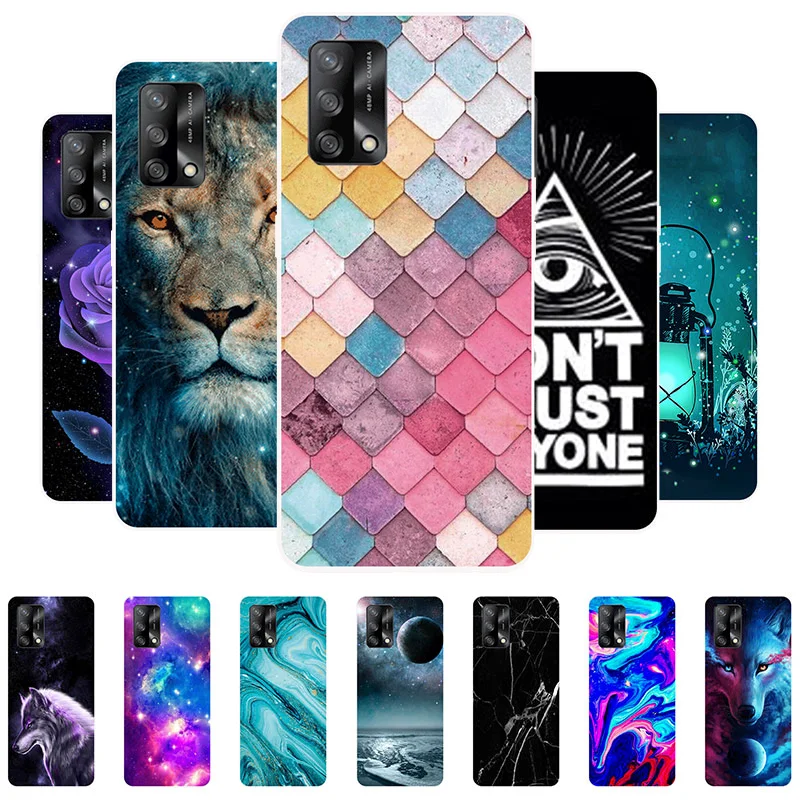 

For OPPO A74 Case 4G Silicone Soft TPU Cover On for OPPO A74 A 74 CPH2219 Phone Back Case OPPOA74 6.43inch Bumper Funda Shell