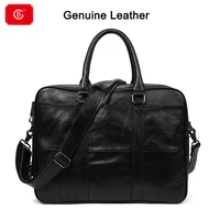 high quality natural cow skin leather messenger bag men handbag travel shoulder genuine leather bag men women office briefcase