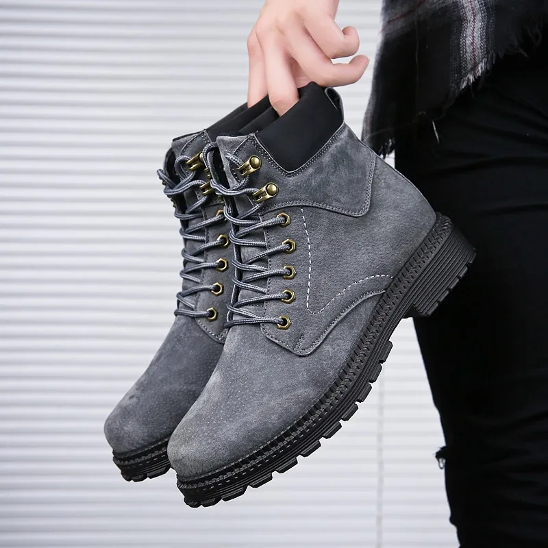 Мужская обувь в английском стиле коллекция 2019 года мужские ботинки из воловьей