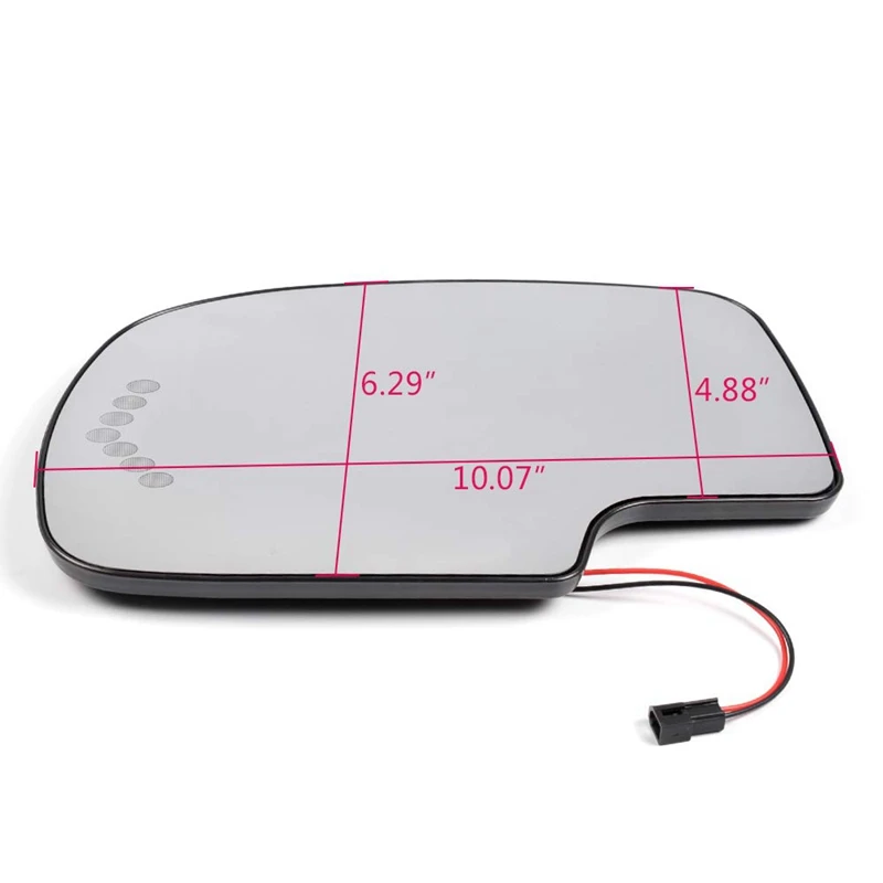 Автомобильное левое боковое зеркало с подогревом и поворотом для Chevy avalsilverado Suburban