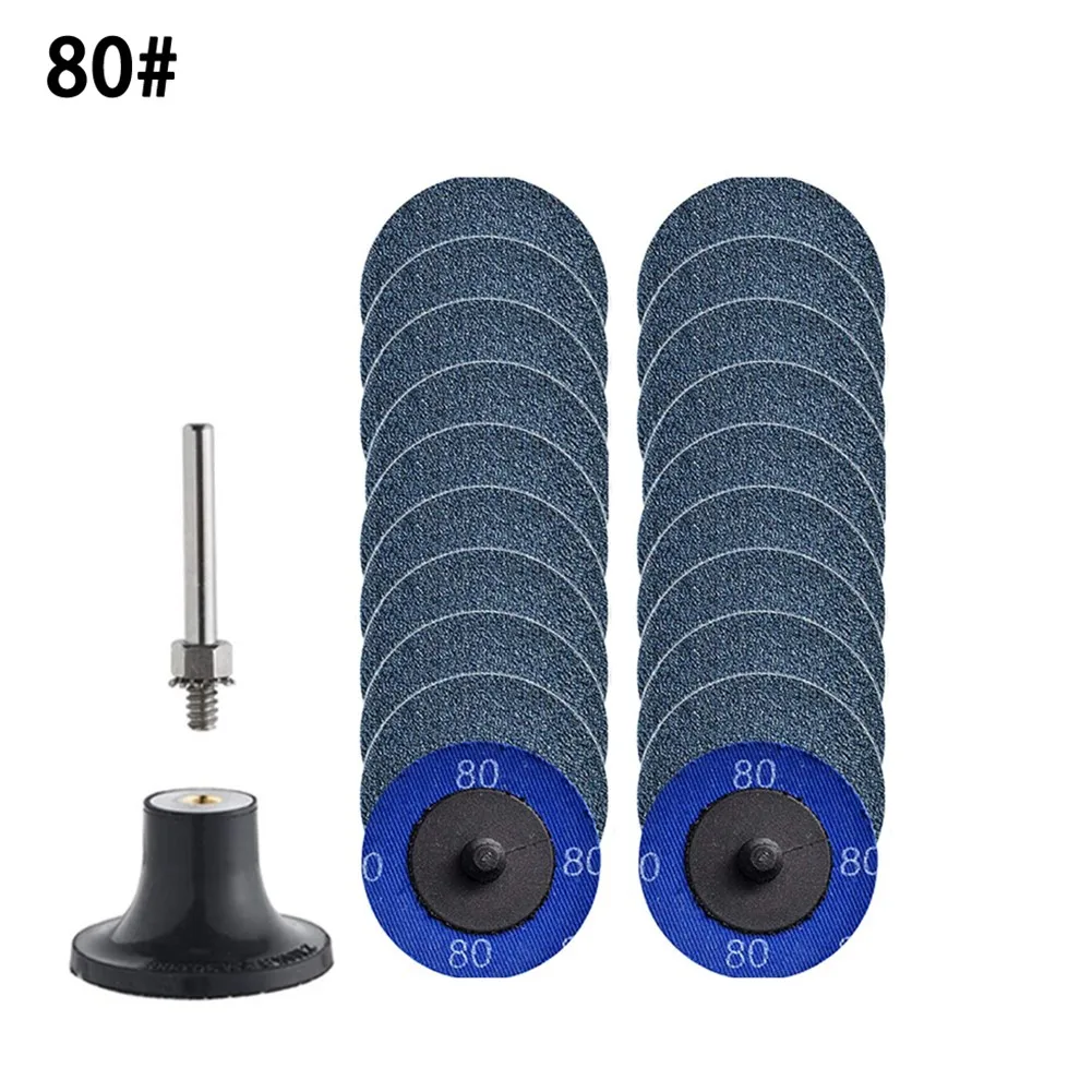 

20Pcs 2In Zirconia Quick Change Sanding Discs Abrasive Disc Paint Rust Removal Rotating Moment Sand Disc Sanding Discs+Pallet