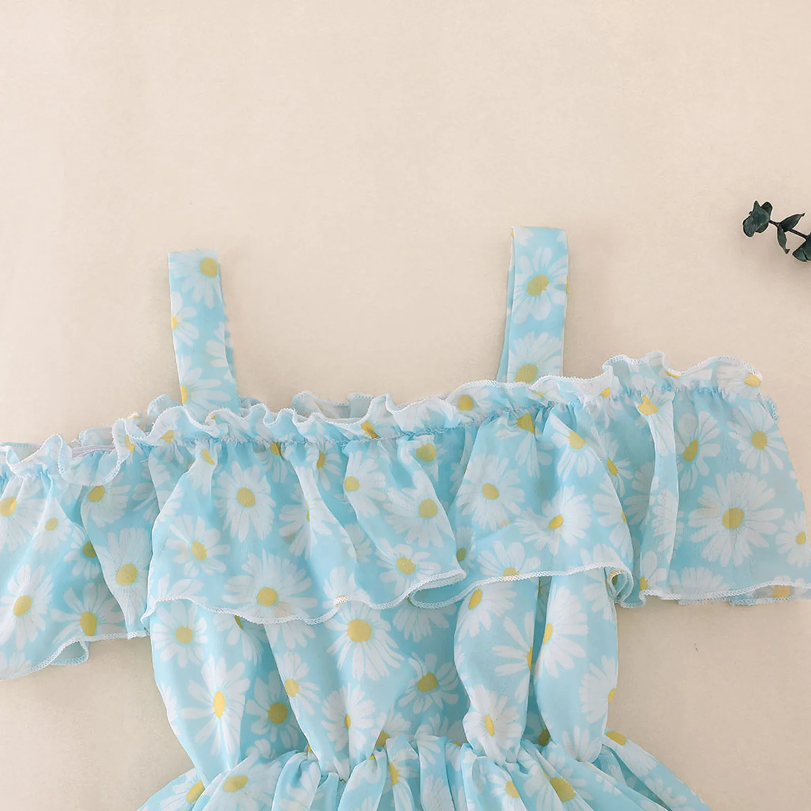 

1-6Y Summer Kids Girls Princess Dress Toddler Baby Floral Print Casual Ruffle Slip Dresses Party Dress 2021 vestidos 5*