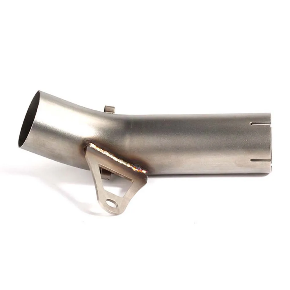 TKOSM средняя выхлопная труба мотоцикла Нержавеющая сталь глушитель выхлопной