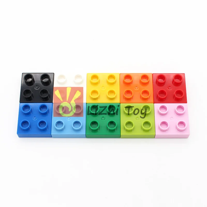 Конструктор MOC сделай сам большого размера 2x2x1/2 (толстый)|Блочные конструкторы| |