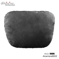alcantara material car headrest car neck pillow maybach lumbar pillow suitable for mercedes benz bmw car seat head neck pillow