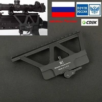 tactical cnc quick detach ak side rail red dot scope mount for ak 47 ak 74 hunting airsoft rifle gun accessories base picatinny