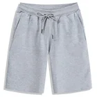 Мужские летние шорты из чистого хлопка, бриджи, повседневные спортивные пляжные бриджи для фитнеса, мужские бриджи