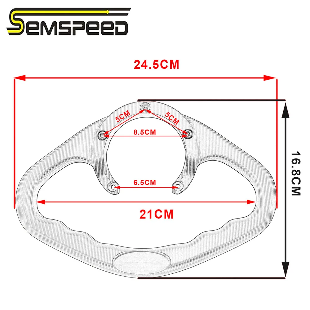 SEMSPEED для Yamaha Tenere 700 2019 2020 мотоциклетные рукоятки с ЧПУ пассажиров рукоятка