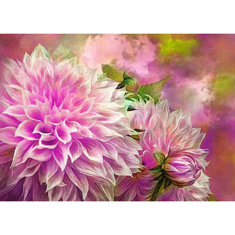 

Алмазная вышивка 5d, картина «сделай сам» с красивыми цветами, алмазная вышивка, холст, украшение для дома Lk1