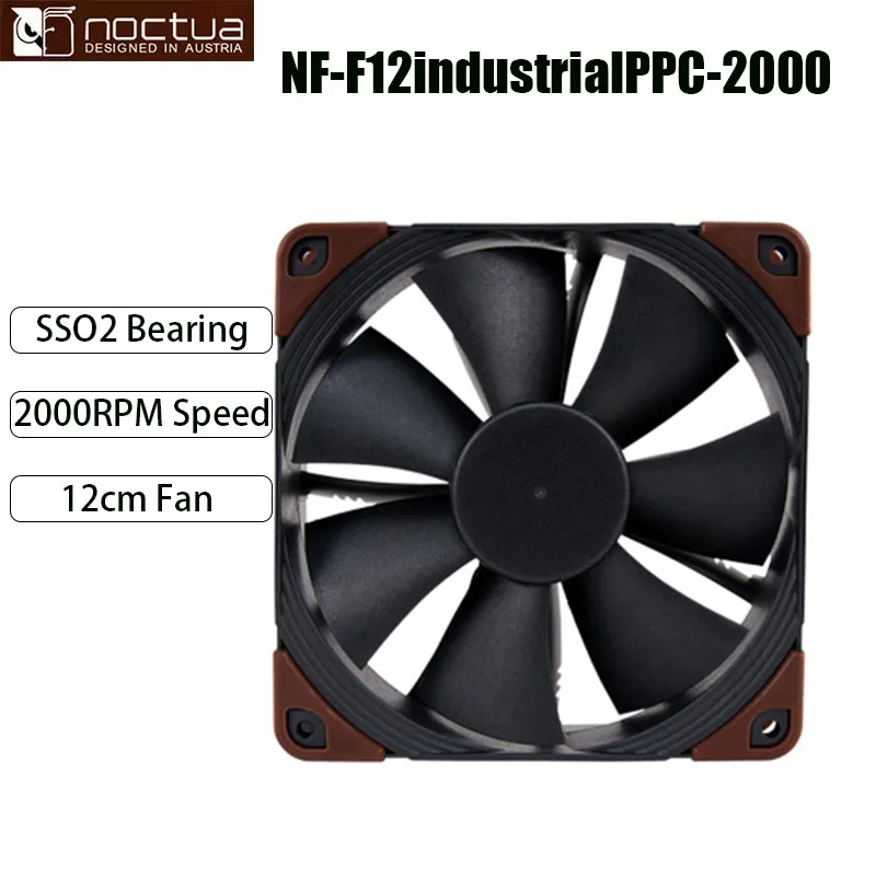 Кулеры noktoa NF-F12 industrialPPC-2000-3000 ШИМ 12 В/24 В IP67 корпуса компьютера башни процессор ЦПУ