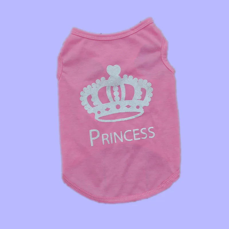 

Pets Tshirt Dog Vest Summer Printed Puppy Dog Clothes Pet Cat Vest Breathable T Shirt Pug Costumes Dog Clothes for Small Dogs