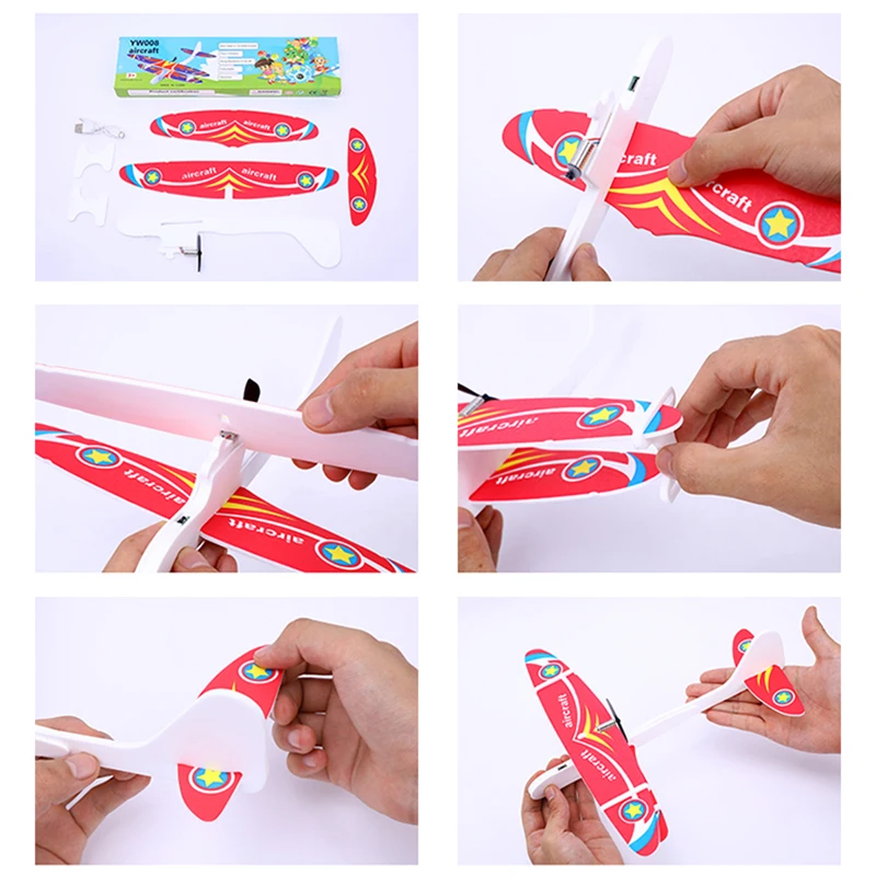 Самолёт детский самолёт моделирующий электрический со светодиодсветильник кой |