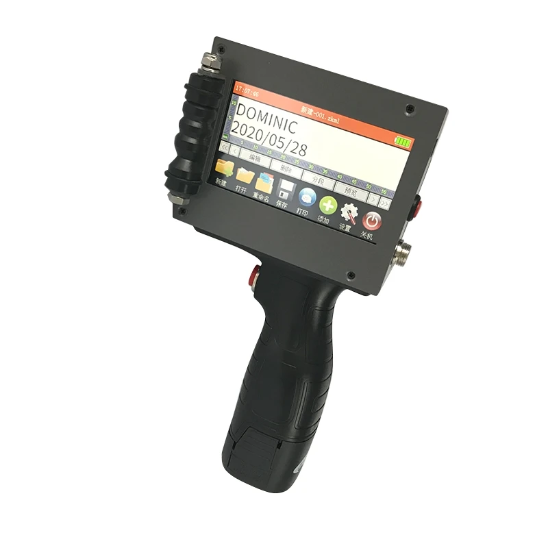 

Guangzhou factory 12.7mm printing height handheld portable inkjet printer