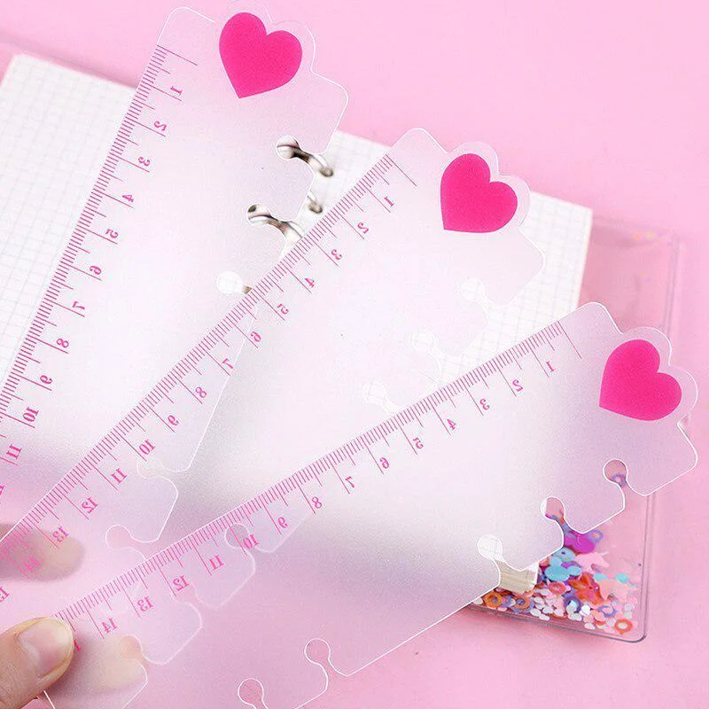 2 Pcs Cute Ruler Loose Leaf Spiral Notebook Index Ruler Bookmark Loose-Leaf Separator Page Notebooks
2 Pcs Cute Ruler Loose Leaf Spiral Notebook Index Ruler Bookmark Loose-Leaf Separator Page Notebooks