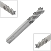 milling cutter 8mm 4 flute hss aluminum end mill cutter with extra long straight shank power tools for mold cnc processing