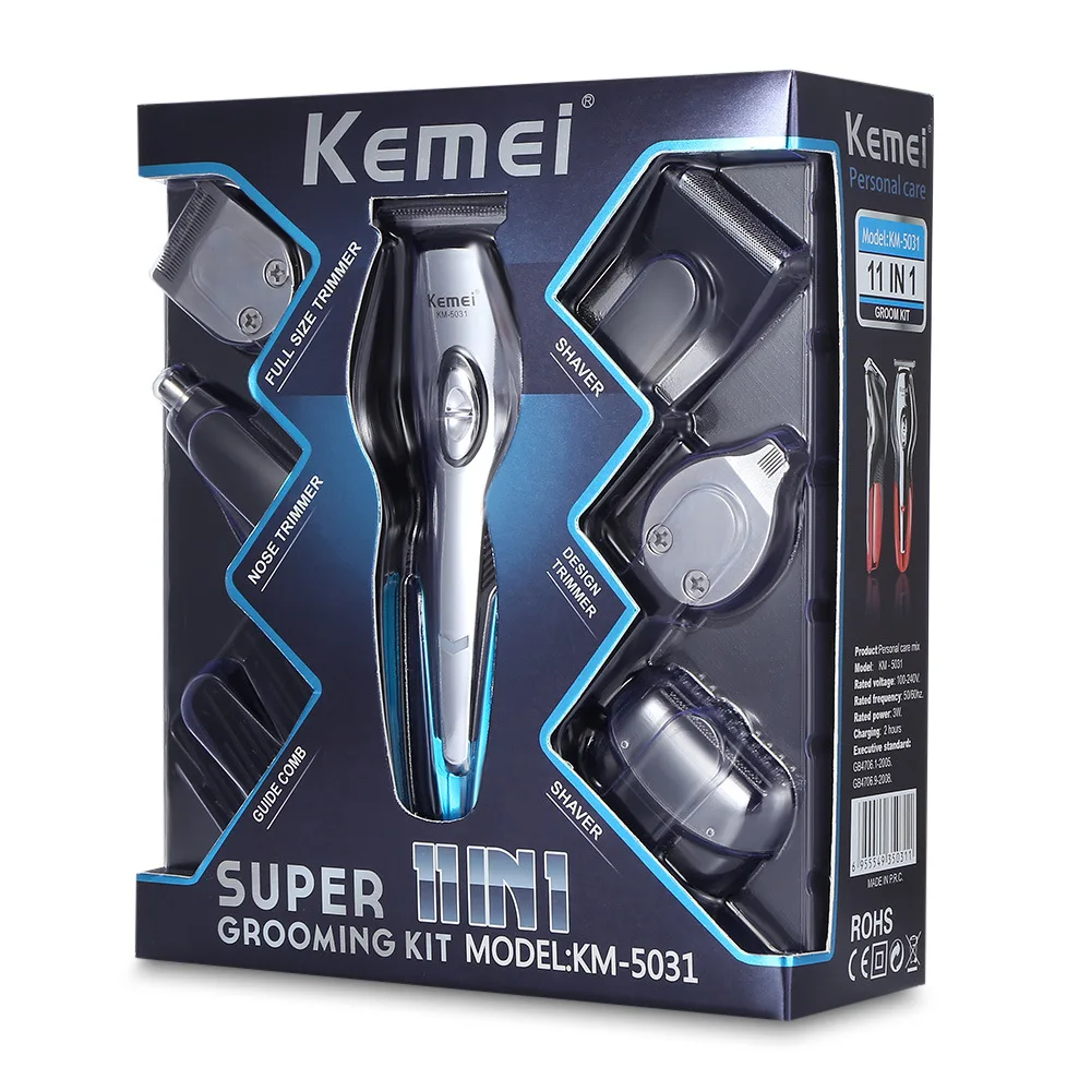 Электрический триммер для волос Kemei km5031 профессиональная машинка стрижки