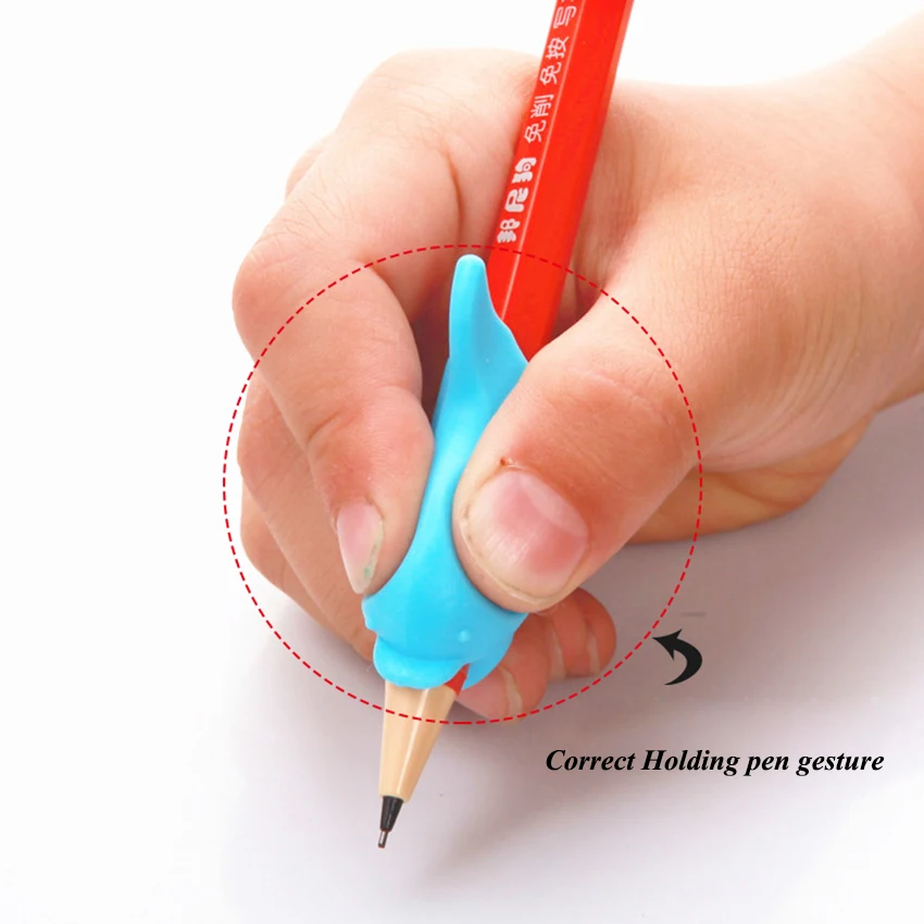 Новинка 5 шт Творческие дети карандаш держатель коррекция удерживайте перо