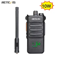 walkie talkie 10w retevis rt86 long range uhf powerful walkie talkies vox radio station two way radio portable radio for hunting