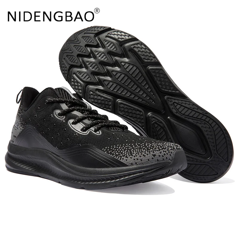 2021 Men's Sneakers Running Shoes Breathable Fly Weave Outdoor Walking Hiking Jogging Gym Male Sports Shoes Homme Big Size 50
