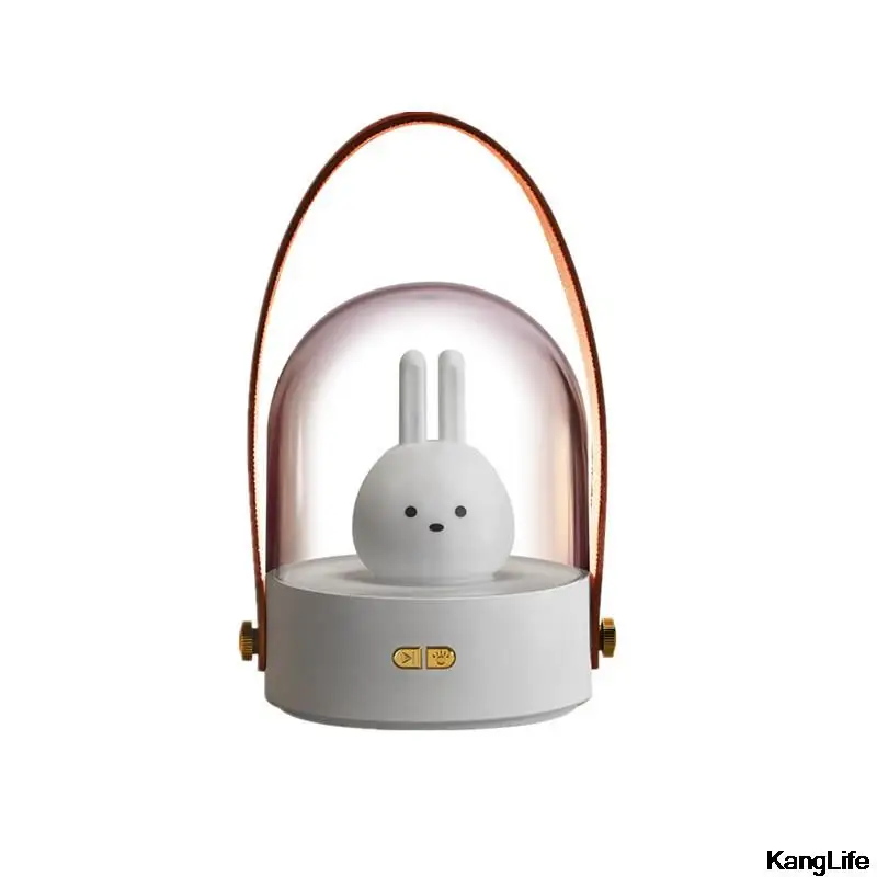 Прикроватная лампа музыкальная портативная с USB-зарядкой и тремя режимами