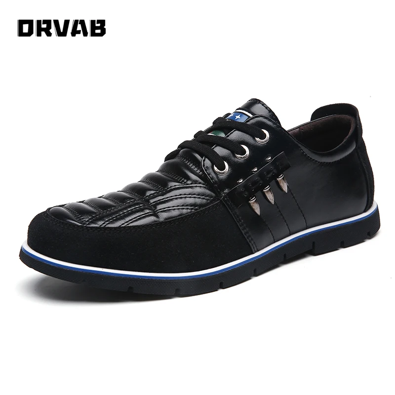 

Fashion Brand Mens Loafers Designer Shoes Men High Quality Leather Casual Shoes Blakc Brown Lace-Up Male Moccasin Driving Shoes