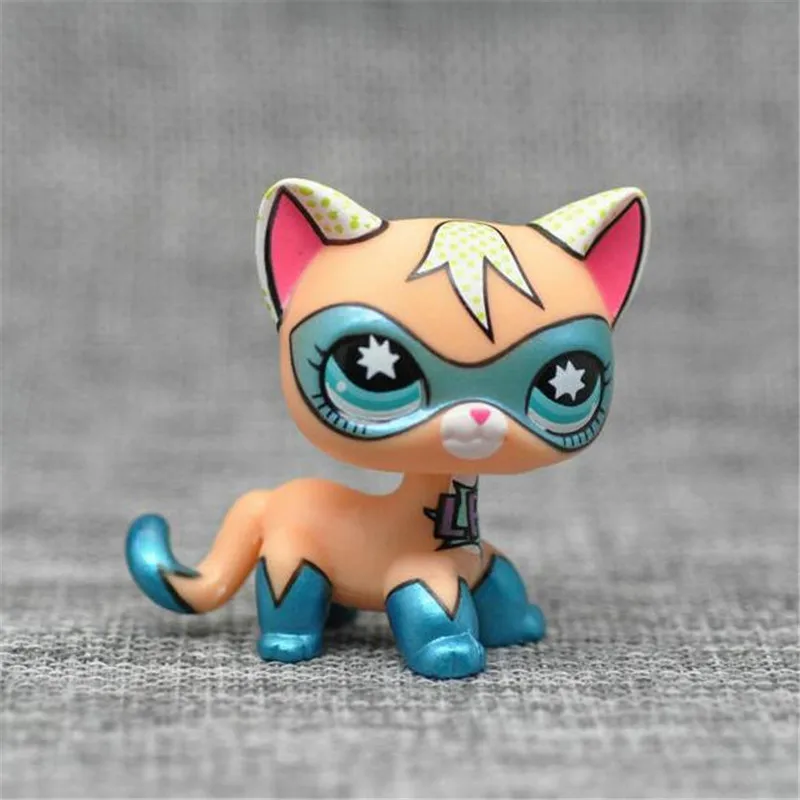 Редкий магазин домашних животных Lps Игрушки Стоящая Короткошерстная Кошка #5 # 391 Маленькая Собака такса Крокер Спаниель Колли Датский дог Старая коллекция.