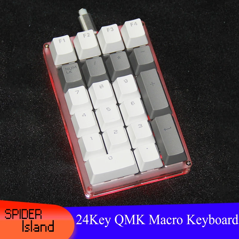 

New 24 Keys Macro Keyboard Programming Programmable Backlight Mechanical Outemu Keycap Macropad Numpad For LOL Battlegrounds