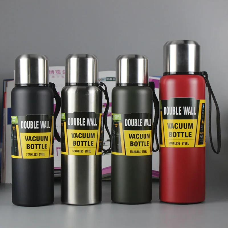 Переносной термос из нержавеющей стали бутылка большой емкости уличная