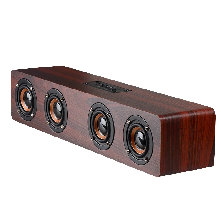 

Wireless Bluetooth Speakers for Home Wooden W8 Laptop Sound Blaster TV Desktop Audio
